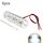 6 luci di segnalazione lampeggianti a LED a 12 perline per motociclette (luce bianca) 6 luci di segnalazione lampeggianti a LED a 12 perline per motociclette (luce bianca)