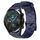Per Huawei GT2 46mm 22mm Cinturino per orologio in silicone tinta unita con motivo a calcio (blu navy) Per Huawei GT2 46mm 22mm Cinturino per orologio in silicone tinta unita con motivo a calcio (blu navy)