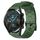 Per Huawei GT2 46mm 22mm Cinturino per orologio in silicone tinta unita con motivo a calcio (verde militare) Per Huawei GT2 46mm 22mm Cinturino per orologio in silicone tinta unita con motivo a calcio (verde militare)