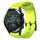 Per Huawei GT2 46mm 22mm Cinturino per orologio in silicone tinta unita con motivo a calcio (verde lime) Per Huawei GT2 46mm 22mm Cinturino per orologio in silicone tinta unita con motivo a calcio (verde lime)