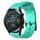 Per Huawei GT2 46mm 22mm Cinturino per orologio in silicone tinta unita con motivo a calcio (verde acqua) Per Huawei GT2 46mm 22mm Cinturino per orologio in silicone tinta unita con motivo a calcio (verde acqua)