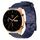 For Honor Watch GS 3 22mm Cinturino per orologio in silicone tinta unita con motivo a calcio (blu navy) For Honor Watch GS 3 22mm Cinturino per orologio in silicone tinta unita con motivo a calcio (blu navy)