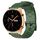 For Honor Watch GS 3 22mm Cinturino in silicone a tinta unita con motivo calcio (verde militare) For Honor Watch GS 3 22mm Cinturino in silicone a tinta unita con motivo calcio (verde militare)