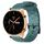 For Honor Watch GS 3 22mm Cinturino per orologio in silicone tinta unita con motivo a calcio (Rock Cyan) For Honor Watch GS 3 22mm Cinturino per orologio in silicone tinta unita con motivo a calcio (Rock Cyan)