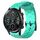 Per Honor Magic Watch 2 46mm 22mm Cinturino per orologio in silicone tinta unita modello calcio (verde acqua) Per Honor Magic Watch 2 46mm 22mm Cinturino per orologio in silicone tinta unita modello calcio (verde acqua)
