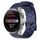 Per Huawei Watch 3 Pro Nuovo cinturino in silicone tinta unita da 22 mm con motivo a calcio (blu navy) Per Huawei Watch 3 Pro Nuovo cinturino in silicone tinta unita da 22 mm con motivo a calcio (blu navy)