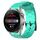Per Huawei Watch 3 Pro Nuovo cinturino in silicone a tinta unita con motivo calcio da 22 mm (verde acqua) Per Huawei Watch 3 Pro Nuovo cinturino in silicone a tinta unita con motivo calcio da 22 mm (verde acqua)