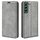 Per Samsung Galaxy S23+ 5G Custodia in pelle con ventosa magnetica retro-pelle (grigio) Per Samsung Galaxy S23+ 5G Custodia in pelle con ventosa magnetica retro-pelle (grigio)