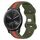 Cinturino per orologio in silicone bicolore con fibbia a farfalla da 20 mm per Garmin Vivomove Sport (rosso + verde militare) Cinturino per orologio in silicone bicolore con fibbia a farfalla da 20 mm per Garmin Vivomove Sport (rosso + verde militare)