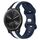 Per cinturino in silicone bicolore con fibbia a farfalla da 20 mm Garmin Vivomove Sport (bianco + blu) Per cinturino in silicone bicolore con fibbia a farfalla da 20 mm Garmin Vivomove Sport (bianco + blu)