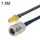 Cavo adattatore coassiale RP-SMA femmina a N femmina RG58, lunghezza cavo: 1,5 m