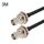 Cavo adattatore coassiale BNC femmina a BNC femmina RG58, lunghezza cavo: 3 m Cavo adattatore coassiale BNC femmina a BNC femmina RG58, lunghezza cavo: 3 m