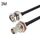 BNC femmina con cerchio impermeabile a BNC maschio RG58 cavo adattatore coassiale, lunghezza cavo: 3 m