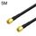 Cavo adattatore coassiale SMA maschio a SMA maschio RG58, lunghezza cavo: 5 m