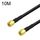 Cavo adattatore coassiale SMA maschio a SMA maschio RG58, lunghezza cavo: 10 m Cavo adattatore coassiale SMA maschio a SMA maschio RG58, lunghezza cavo: 10 m