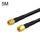 Cavo adattatore coassiale SMA maschio a RP-SMA maschio RG58, lunghezza cavo: 5 m