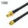 Cavo adattatore coassiale SMA femmina a maschio RP-SMA RG58, lunghezza cavo: 10 m