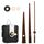 Kit di riparazione del quadrante dell'orologio al quarzo Parti dell'orologio da parete fai-da-te, specifiche: movimento + ago di legno S01