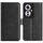 Per OPPO Reno11 F 5G Custodia per cellulare in pelle con fibbia magnetica bifacciale orizzontale (nera)
