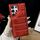 Custodia per telefono all-inclusive per piumino Laser Aurora per Samsung Galaxy S24 Ultra 5G (rosso)