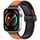 Per Huawei Watch Fit 3 cinturino in pelle con fibbia pieghevole in silicone (arancione) Per Huawei Watch Fit 3 cinturino in pelle con fibbia pieghevole in silicone (arancione)