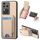 Custodia per telefono con supporto a portafoglio verticale in fibra di carbonio per vivo S18 Pro (cachi) Custodia per telefono con supporto a portafoglio verticale in fibra di carbonio per vivo S18 Pro (cachi)