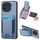Per vivo iQOO 12 Pro Custodia per telefono con supporto a portafoglio verticale in fibra di carbonio (blu) Per vivo iQOO 12 Pro Custodia per telefono con supporto a portafoglio verticale in fibra di carbonio (blu)