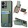 Custodia per telefono con supporto a portafoglio verticale in fibra di carbonio per vivo Y35 4G (verde) Custodia per telefono con supporto a portafoglio verticale in fibra di carbonio per vivo Y35 4G (verde)