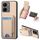 Custodia per telefono con supporto a portafoglio verticale in fibra di carbonio per vivo Y16 (cachi) Custodia per telefono con supporto a portafoglio verticale in fibra di carbonio per vivo Y16 (cachi)