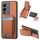 Per vivo V25 Pro Custodia per telefono con supporto a portafoglio verticale in fibra di carbonio (marrone) Per vivo V25 Pro Custodia per telefono con supporto a portafoglio verticale in fibra di carbonio (marrone)