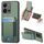 Per vivo V25 Custodia per telefono con supporto a portafoglio verticale in fibra di carbonio (verde) Per vivo V25 Custodia per telefono con supporto a portafoglio verticale in fibra di carbonio (verde)