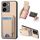 Custodia per telefono con supporto a portafoglio verticale in fibra di carbonio per vivo Y15s (cachi) Custodia per telefono con supporto a portafoglio verticale in fibra di carbonio per vivo Y15s (cachi)