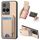 Custodia per telefono con supporto a portafoglio verticale in fibra di carbonio per vivo Y21s (cachi) Custodia per telefono con supporto a portafoglio verticale in fibra di carbonio per vivo Y21s (cachi)
