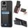 Per vivo X60 Custodia per telefono con supporto a portafoglio verticale in fibra di carbonio (nera) Per vivo X60 Custodia per telefono con supporto a portafoglio verticale in fibra di carbonio (nera)