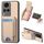 Per vivo X60 Custodia per telefono con supporto a portafoglio verticale in fibra di carbonio (cachi) Per vivo X60 Custodia per telefono con supporto a portafoglio verticale in fibra di carbonio (cachi)