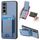 Per vivo Y20 Custodia per telefono con supporto a portafoglio verticale in fibra di carbonio (blu) Per vivo Y20 Custodia per telefono con supporto a portafoglio verticale in fibra di carbonio (blu)