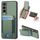 Custodia per telefono con supporto a portafoglio verticale in fibra di carbonio per vivo Y20 (verde) Custodia per telefono con supporto a portafoglio verticale in fibra di carbonio per vivo Y20 (verde)