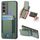 Per vivo Y50 Custodia per telefono con supporto a portafoglio verticale in fibra di carbonio (verde) Per vivo Y50 Custodia per telefono con supporto a portafoglio verticale in fibra di carbonio (verde)
