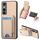 Custodia per telefono con supporto a portafoglio verticale in fibra di carbonio per vivo Y73s 5G / S7e (cachi) Custodia per telefono con supporto a portafoglio verticale in fibra di carbonio per vivo Y73s 5G / S7e (cachi)