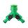 Tubo idraulico da giardino a 2 vie Interruttore di connessione rapida Valvola a sfera per rubinetto per irrigazione orticola (BT918)