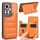 Per OPPO Reno11 F / F25 Pro Custodia per cellulare con motivo mucca per carta da cucito (arancione) Per OPPO Reno11 F / F25 Pro Custodia per cellulare con motivo mucca per carta da cucito (arancione)