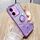 Per vivo Y28 4G Gradient Glitter Immortal Flower Ring Custodia per telefono all-inclusive (viola) Per vivo Y28 4G Gradient Glitter Immortal Flower Ring Custodia per telefono all-inclusive (viola)