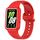 Per Huawei Band 9 Cinturino in silicone integrato con cornice bicolore (rosso) Per Huawei Band 9 Cinturino in silicone integrato con cornice bicolore (rosso)