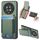 Per Honor Magic4 5G Custodia per telefono con supporto a portafoglio verticale in fibra di carbonio (verde) Per Honor Magic4 5G Custodia per telefono con supporto a portafoglio verticale in fibra di carbonio (verde)