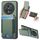 Per Honor Magic5 Pro Custodia per telefono con supporto a portafoglio verticale in fibra di carbonio (verde) Per Honor Magic5 Pro Custodia per telefono con supporto a portafoglio verticale in fibra di carbonio (verde)