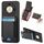 Per Honor X50 5G Custodia per telefono con supporto a portafoglio verticale in fibra di carbonio (nera) Per Honor X50 5G Custodia per telefono con supporto a portafoglio verticale in fibra di carbonio (nera)