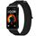 Per cinturino dell'orologio con chiusura a strappo in nylon Huawei Band 9 (nero grigio) Per cinturino dell'orologio con chiusura a strappo in nylon Huawei Band 9 (nero grigio)
