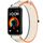 Per cinturino dell'orologio con chiusura a strappo in nylon Huawei Band 9 (arancione beige) Per cinturino dell'orologio con chiusura a strappo in nylon Huawei Band 9 (arancione beige)