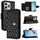 Custodia per cellulare in pelle con texture ultra rombica per Ulefone Note 18 con cordino (nero) Custodia per cellulare in pelle con texture ultra rombica per Ulefone Note 18 con cordino (nero)