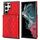 Per Samsung Galaxy S22 Ultra 5G Custodia per telefono con struttura rombica e cordino lungo (rosso) Per Samsung Galaxy S22 Ultra 5G Custodia per telefono con struttura rombica e cordino lungo (rosso)